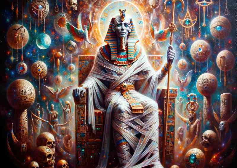 Egyptian god Osiris god of the aft