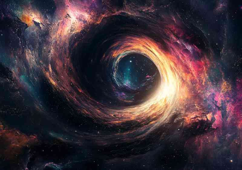 Black hole with space matter