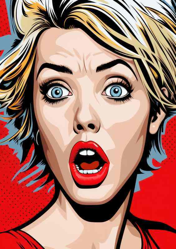 Miley Cyrus pop art colourful