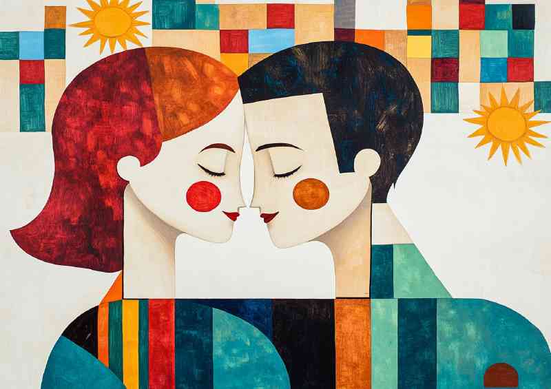An abstract representation of the theme Luminous Embrace