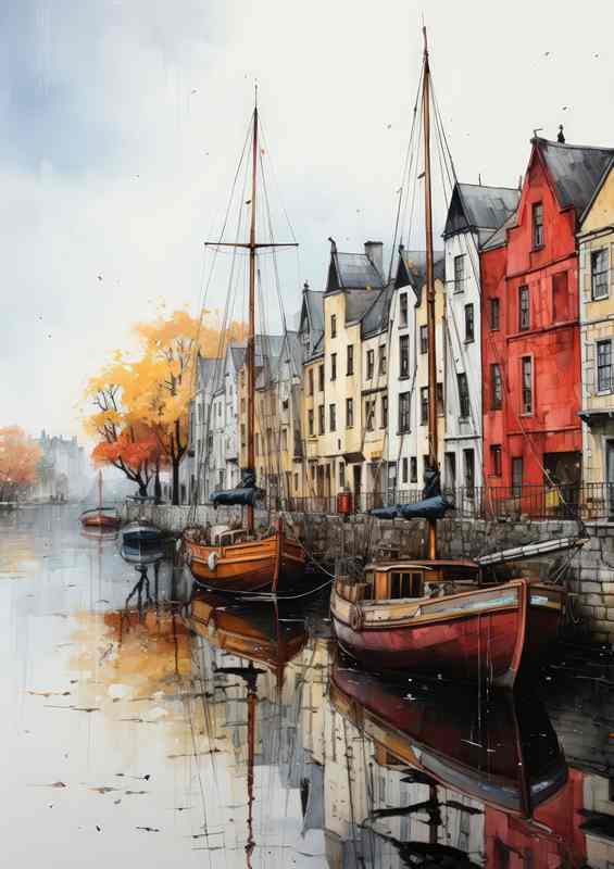 Waiting To Sail From The Harbor