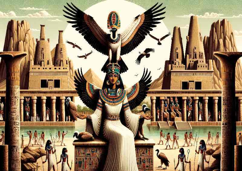 Egyptian goddess Mut mother goddess of Thebes