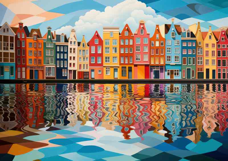 A Colouful Facade Town