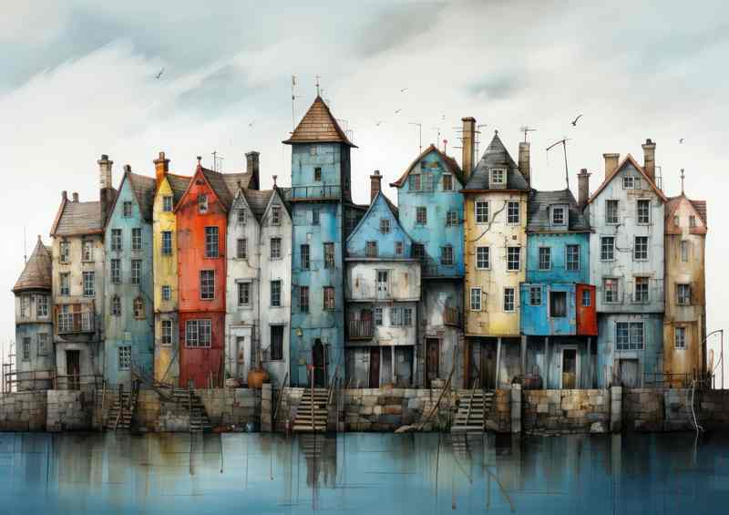 A Town On The Edge Of The Water
