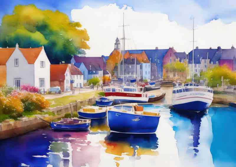 Harbour front Bliss Colorful Townscape