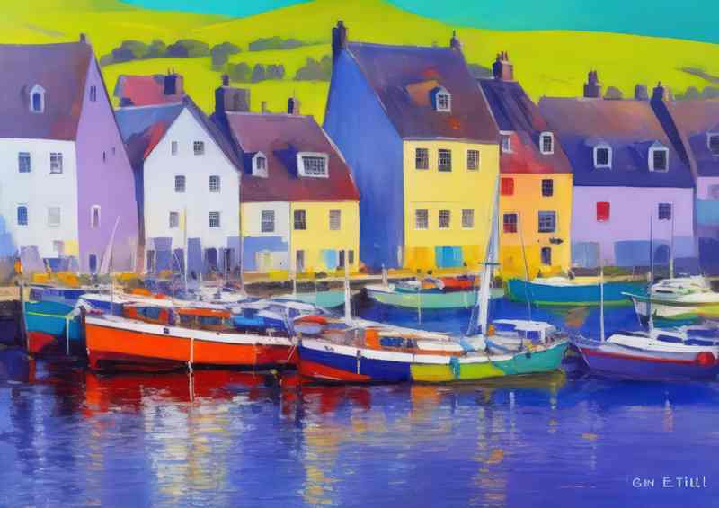 Quaint Coastal Quarters Vibrant Town