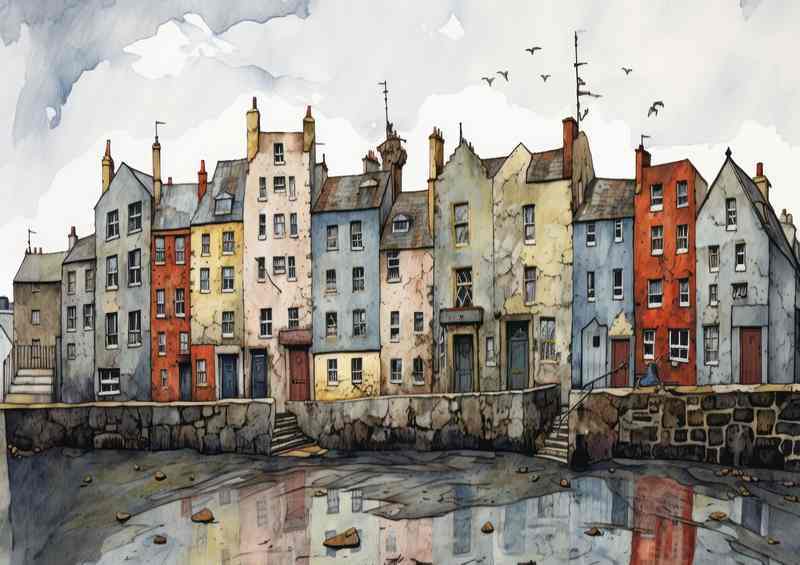 The Narrow Town Houses