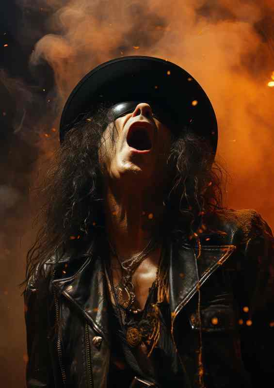 Slash at the top of his voice