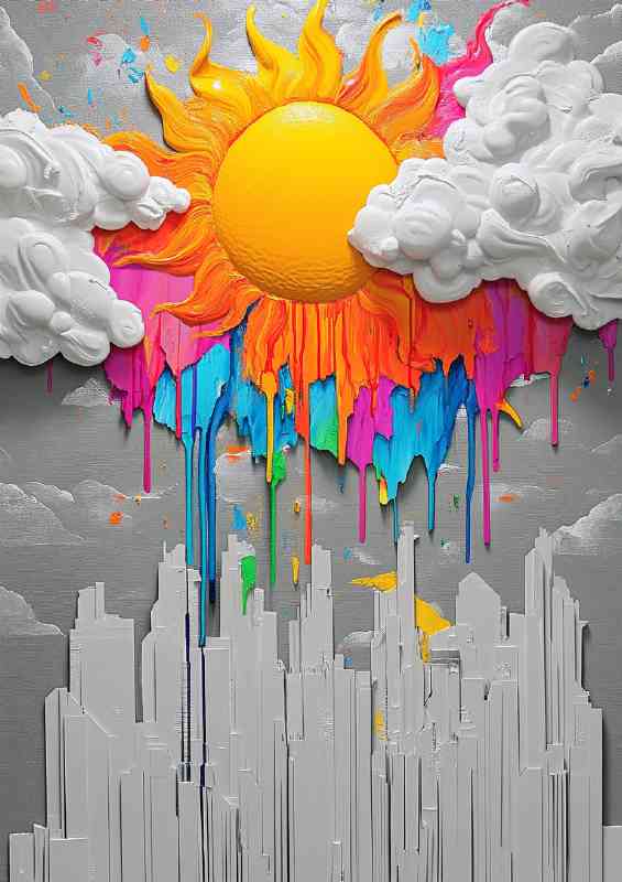 Sun splashed paint colours
