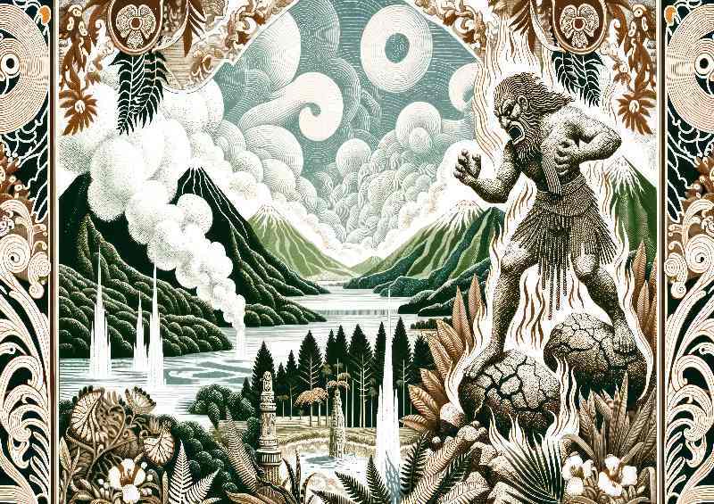 Maori deity Ruaumoko god of earthquakes