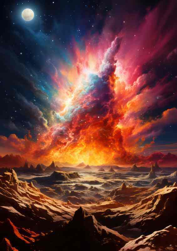 Abstract Space Illustration Creative Astronomical