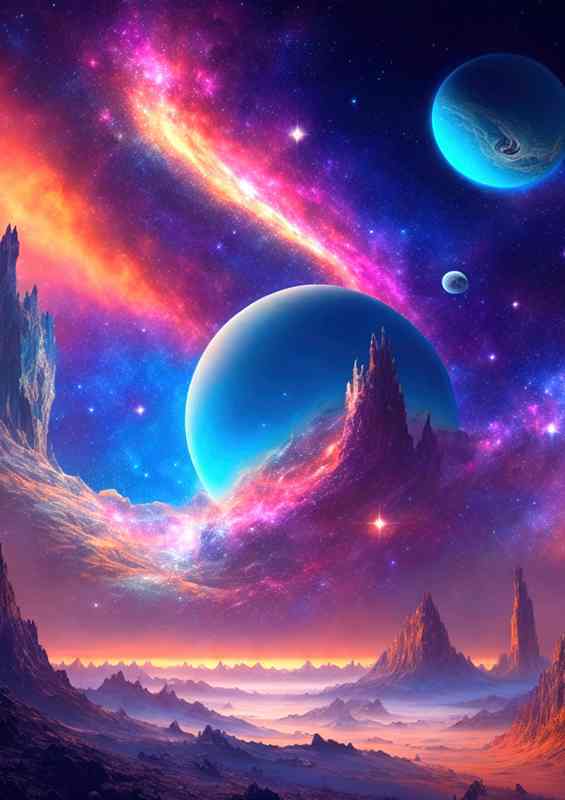 Amazing vista fantasy space