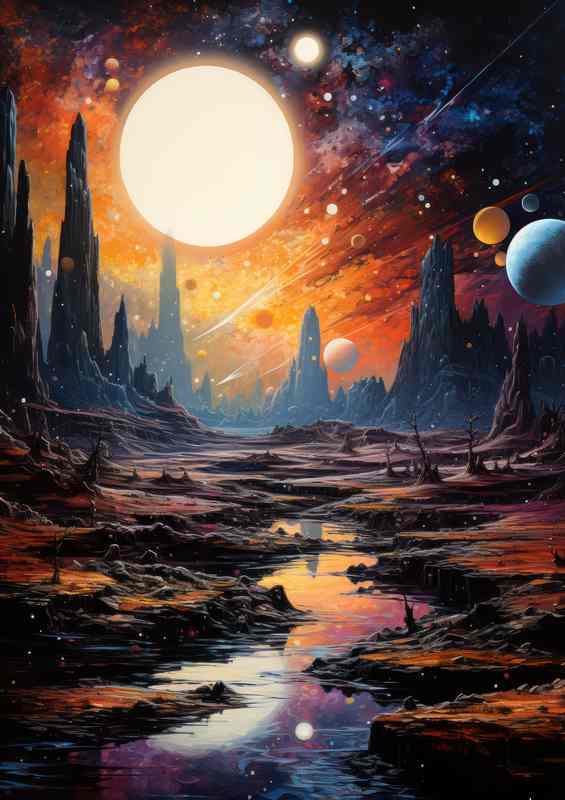 Awe Inspiring Galactic Scenes Space