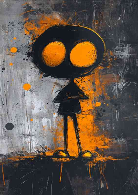Cartoon big eyes