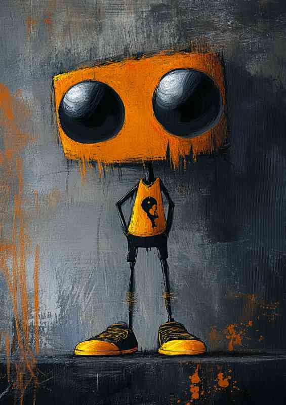 Cartoon box head