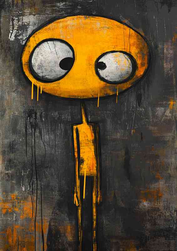 Cartoon yellow man