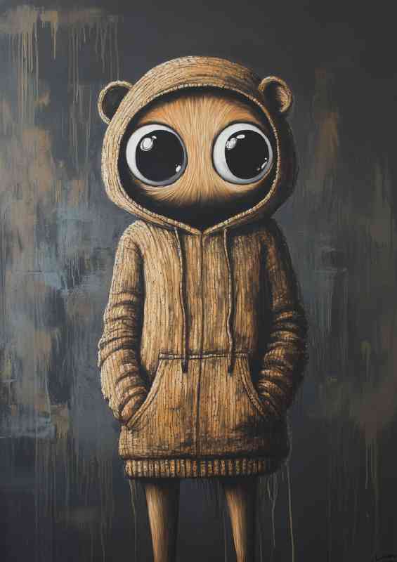 Graffiti of an anthropomorphic character