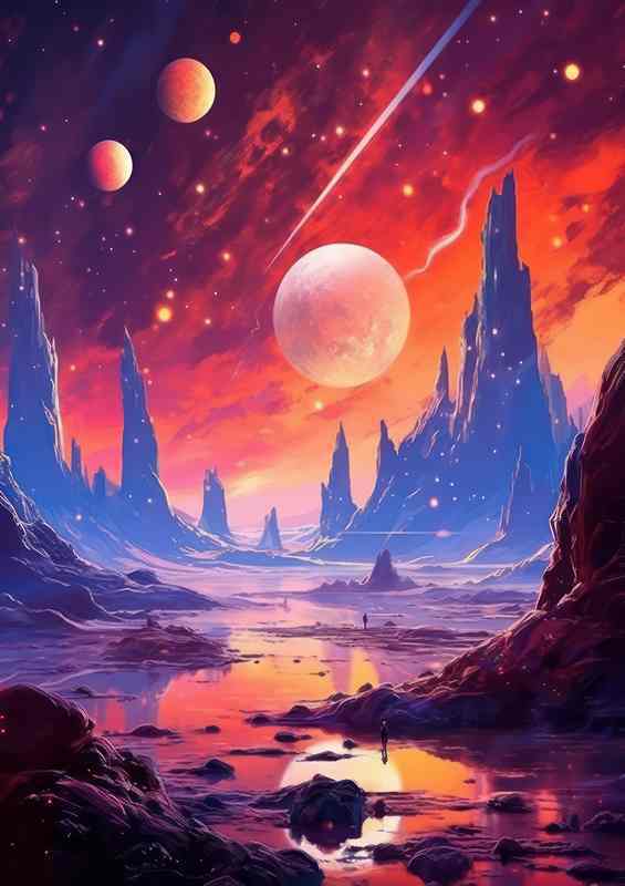 Enigmatic Galaxy Art Mysterious Universe