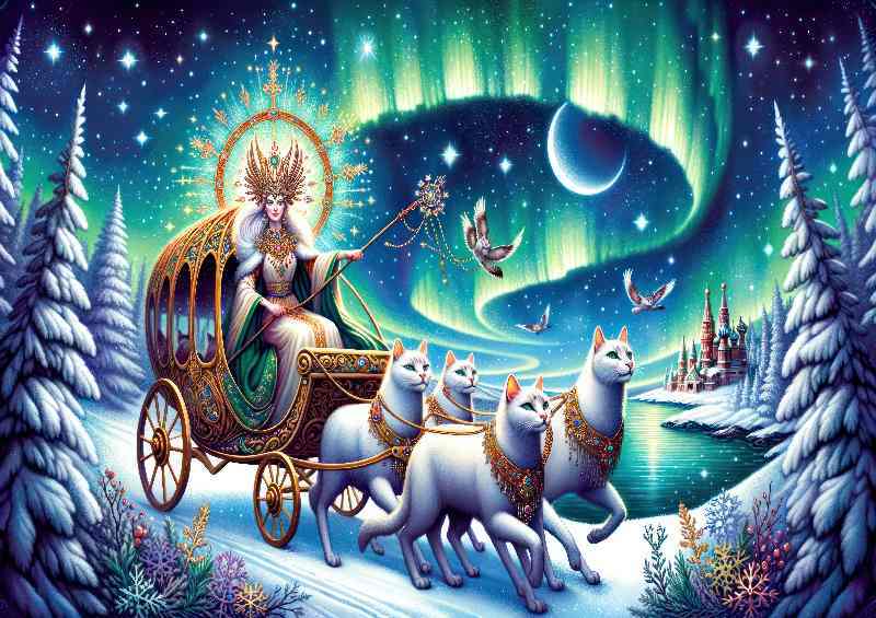 Norse goddess Freyja radiant and enchanting
