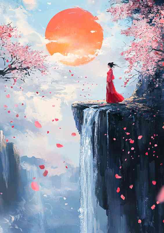 Oil painting style scumbling impasto fairy tale