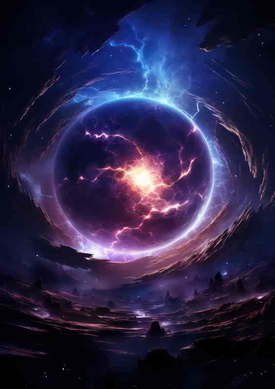 Ethereal Astrological Art Mysterious Space