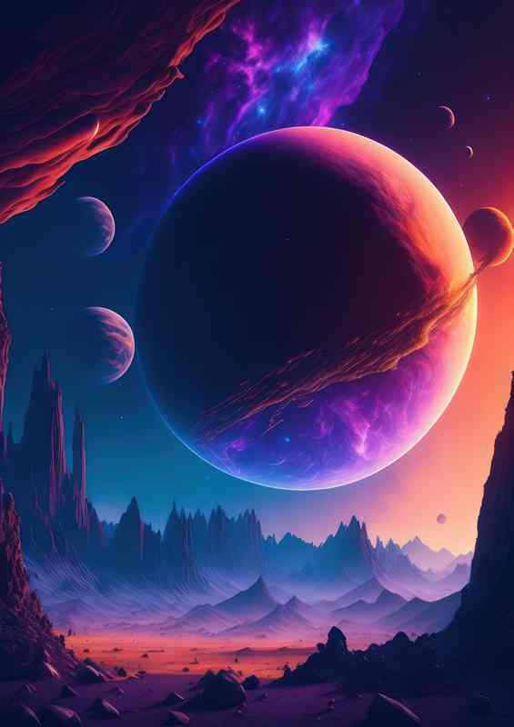 Ethereal Cosmos Otherworldly Space