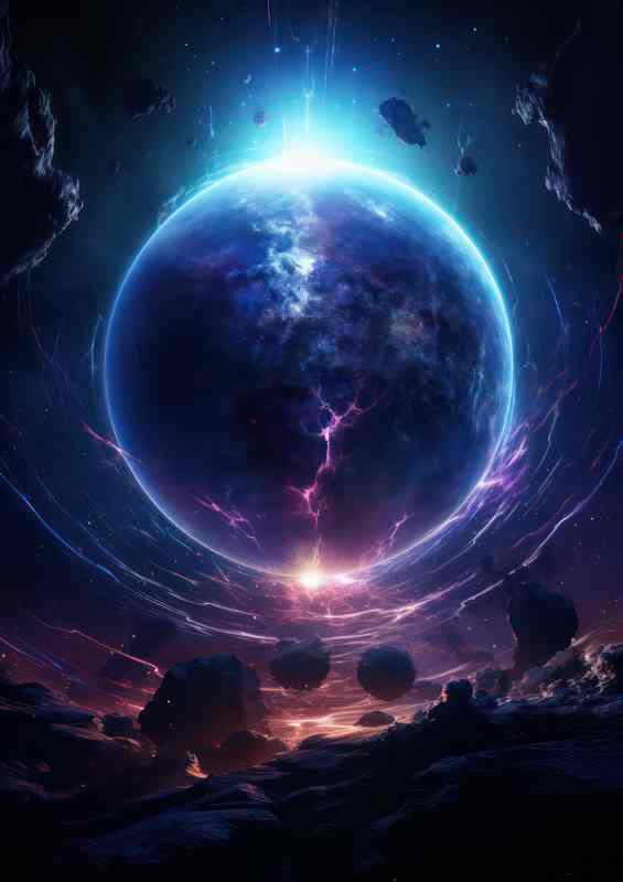 Fantasy Galaxy Imaginative Interstellar Design