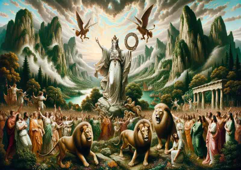 Pagan deity Cybele Phrygian mother goddess