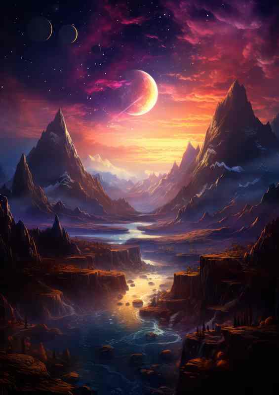 Futuristic Universe Art Innovative Cosmos