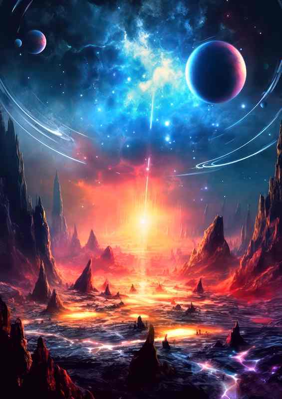 Galactic Garden Futuristic Space Venture
