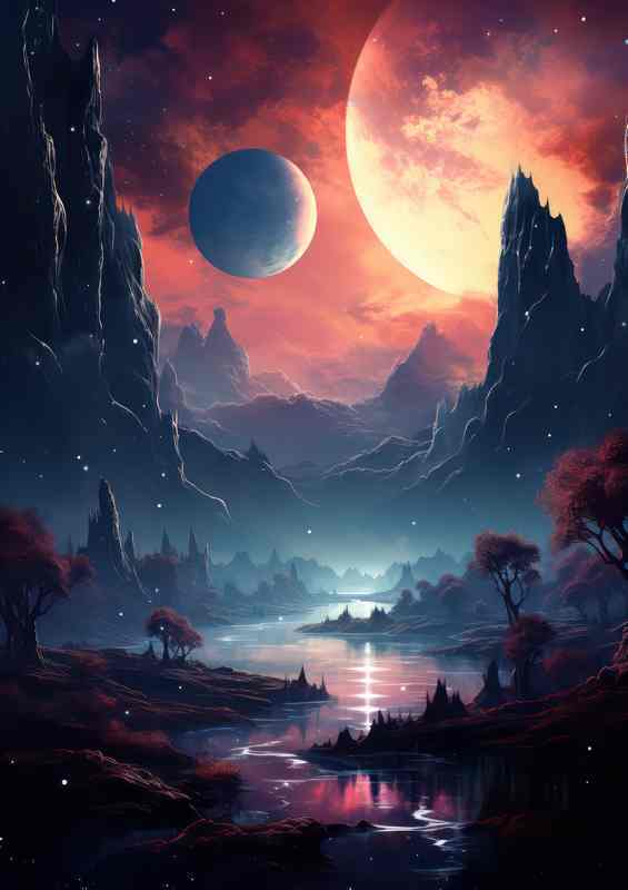Imaginative Cosmic Designs Artistic Space