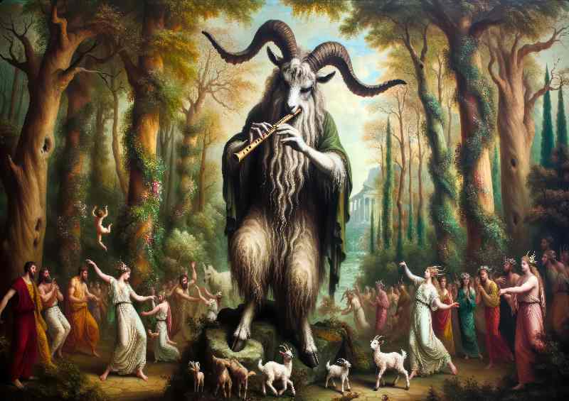 Pan's Wild Shepherd Metal Poster
