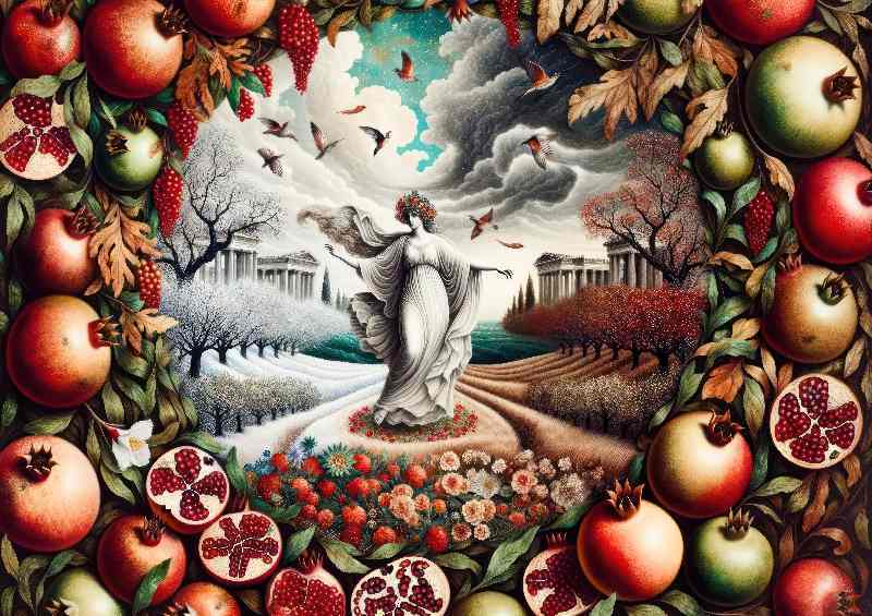 Pagan deity Persephone queen of the underworld