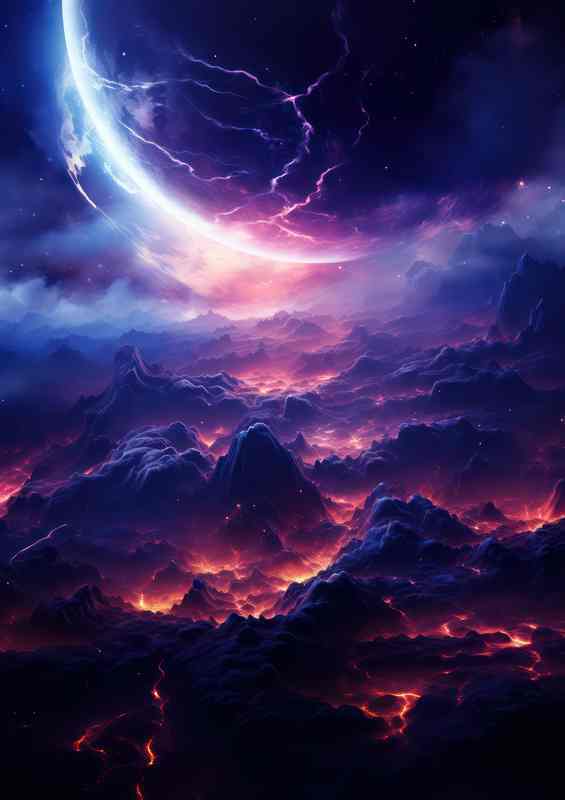 Majestic Space Odyssey Inspiring Universe