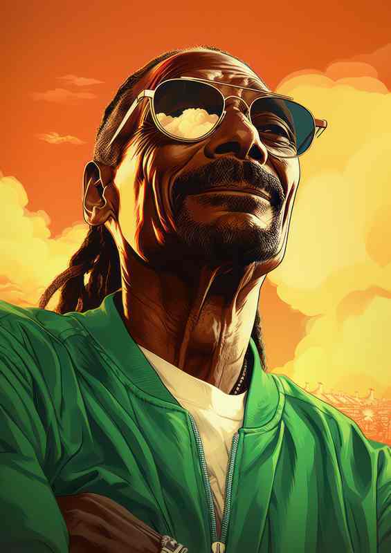 Snoop snoop dogg wearing sunglasses