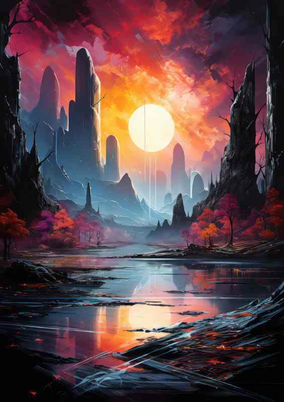 Mystical Interstellar Art Space Fantasy