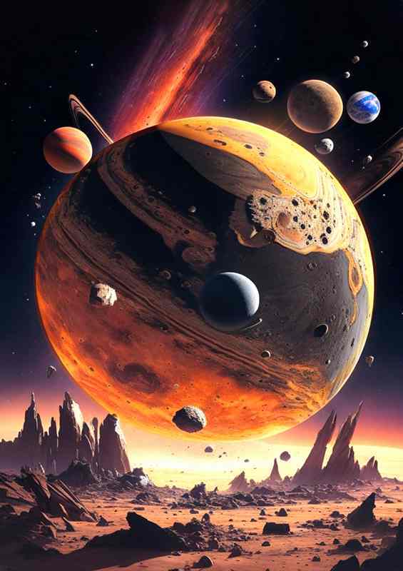 Solar Planets Fantasy Space