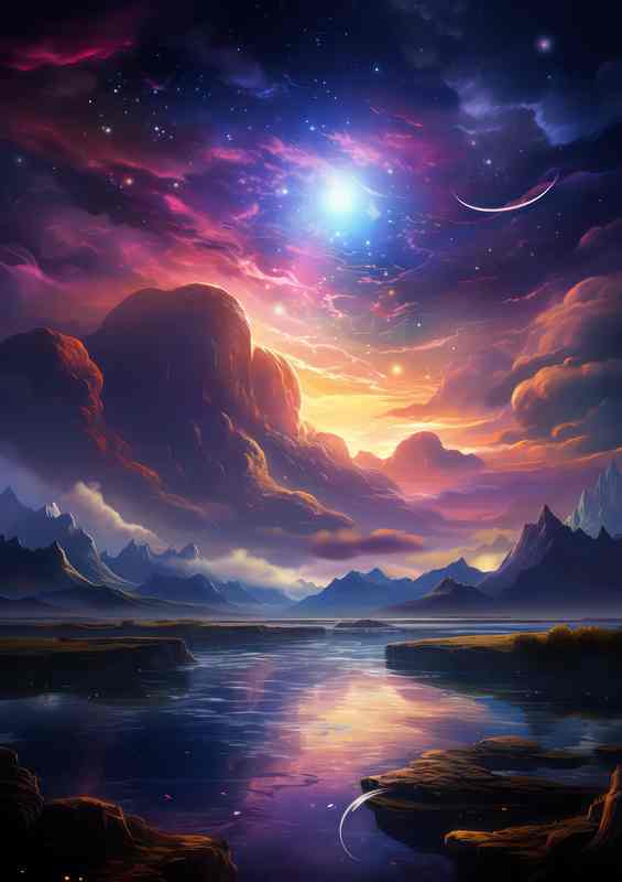Solar System Elegance Artistic Planetary
