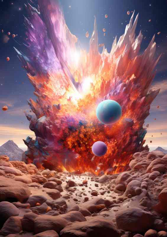 Visionary Cosmos Scenes Inspirational Space