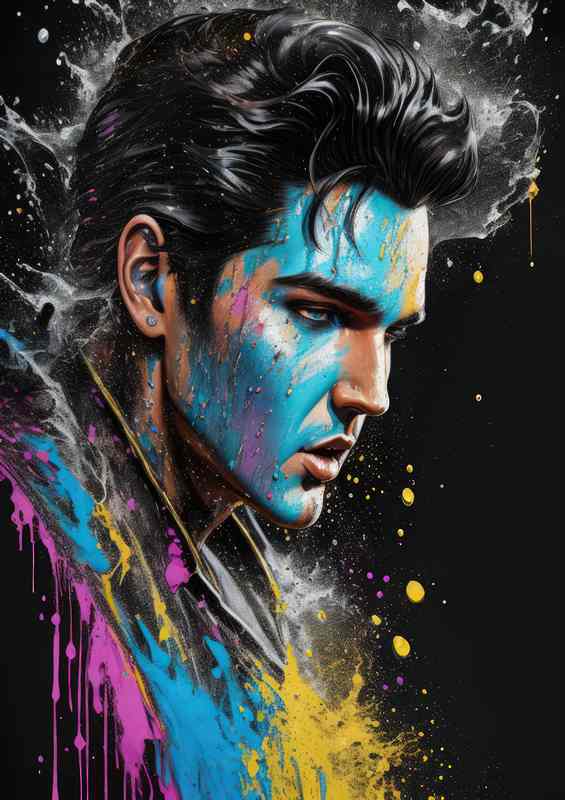 Splash art Elvis Presley