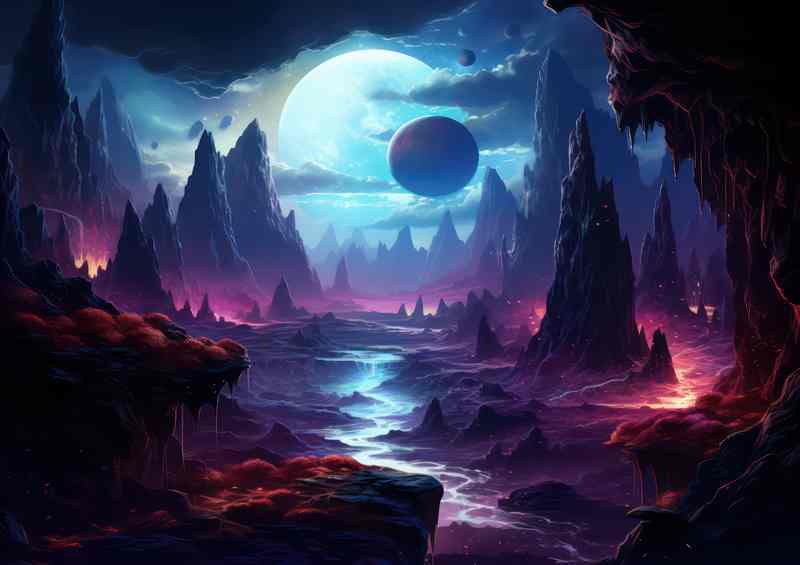 Dreamy Cosmos Illustration Artistic Space