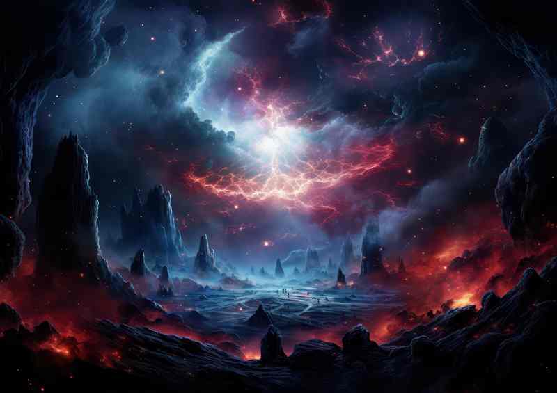 Enchanting Space Realms Otherworldly Galaxy