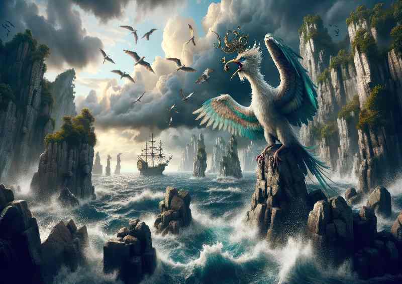 The enchanting Sirens bird women creatures
