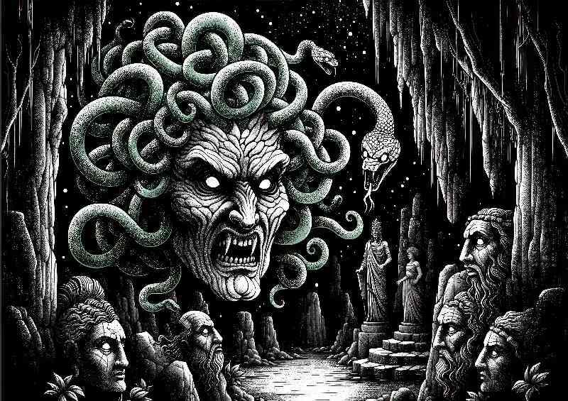 Snake-haired Medusa