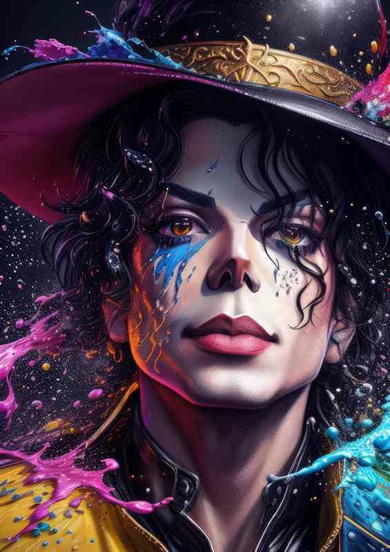 Splash art of Michael Jackson