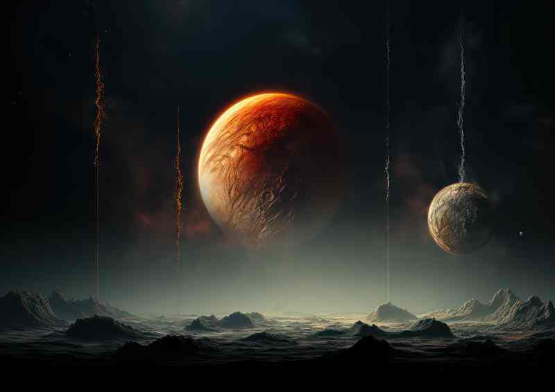 Astro Art Galaxy Saturn Venus & Mars