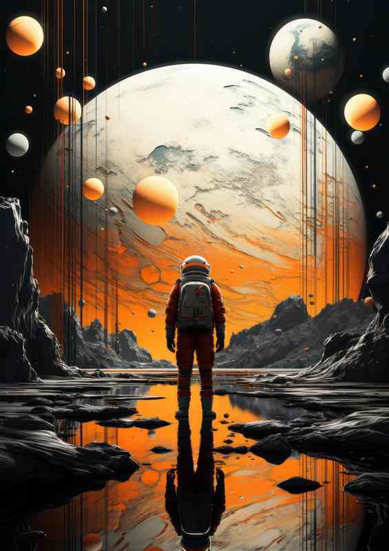 Abstract Cosmos Illustration Creative Space