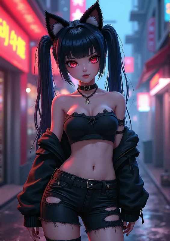 Fierce Anime Girls with Attitude