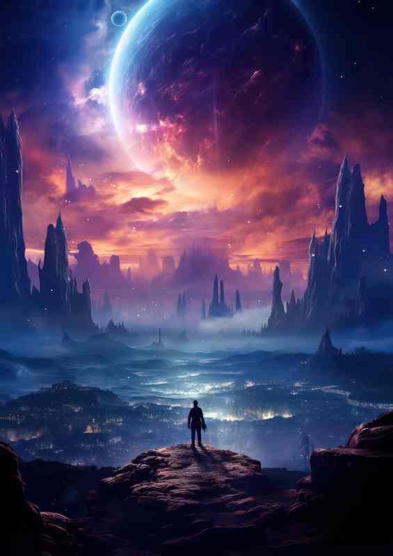 Celestial Artistic Depictions - Metal Poster