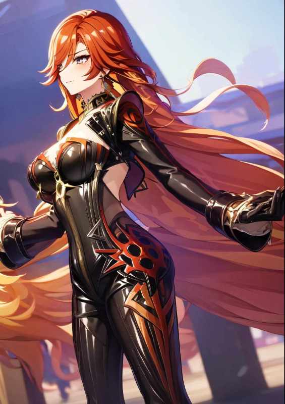 Radiant Anime Girls in Bold Colors